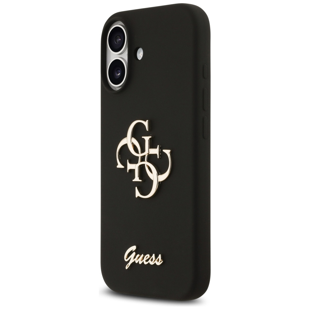 Guess Silicone Big 4G Script Phone Case Cover iPhone 17 - Black (0)