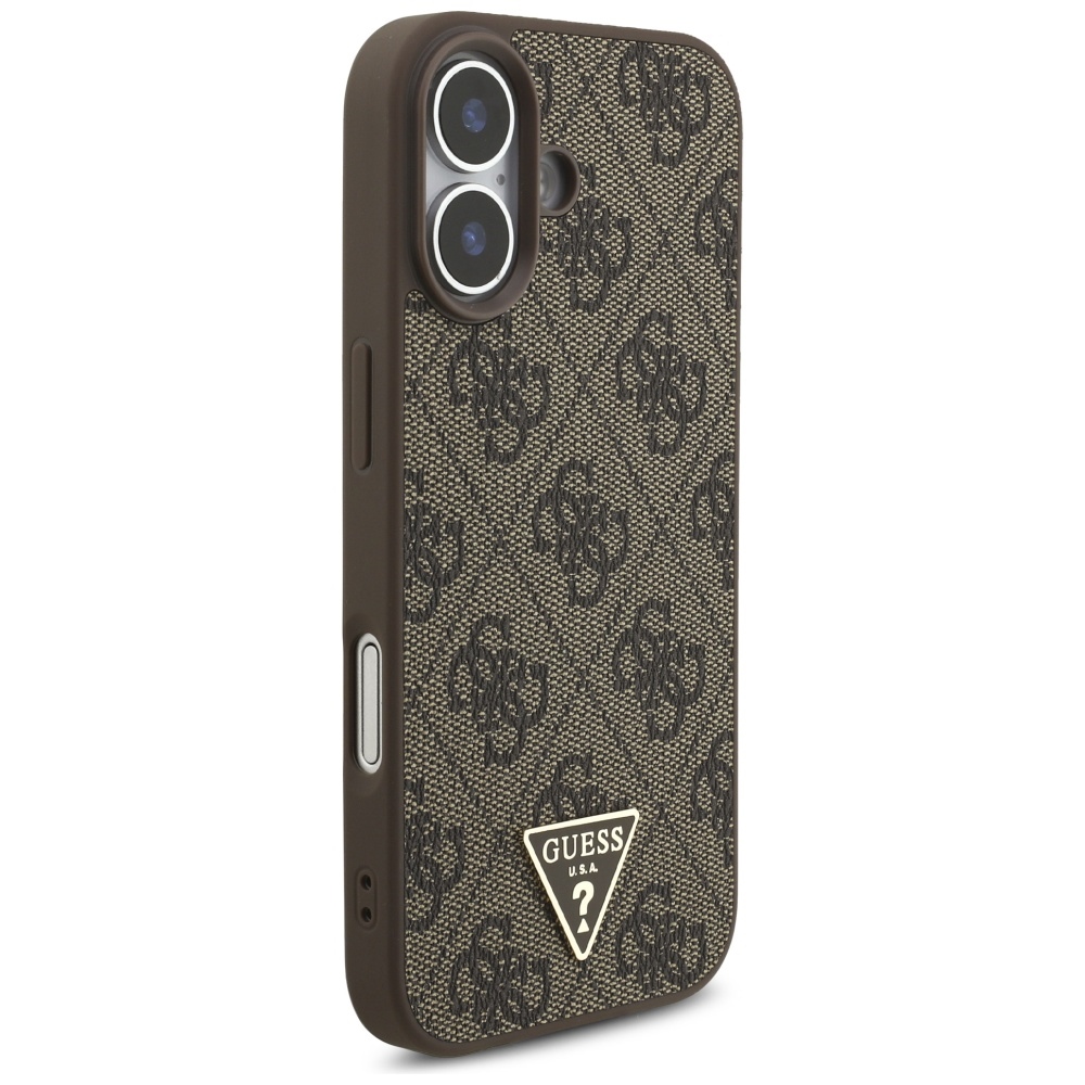 Guess 4G Strap Triangle Logo MagSafe Phone Case Cover iPhone 17 - brown (2)