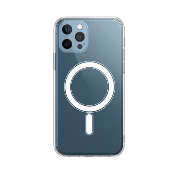 Apple iPhone 17 6.3'' Anti Shock 1,5 mm MagSafe TPU Case Cover, Transparent