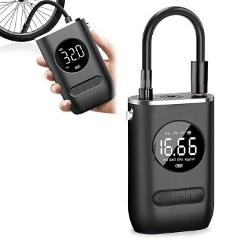 Portable Air Compressor Cordless Tire Inflator for Car & Bike 150 PSI