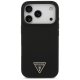 Guess Silicone Triangle Logo MagSafe Phone Case Cover iPhone 17 Pro - Black
