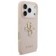Guess Grained Big 4G & Classic Logo iPhone 17 Pro Case - Pink