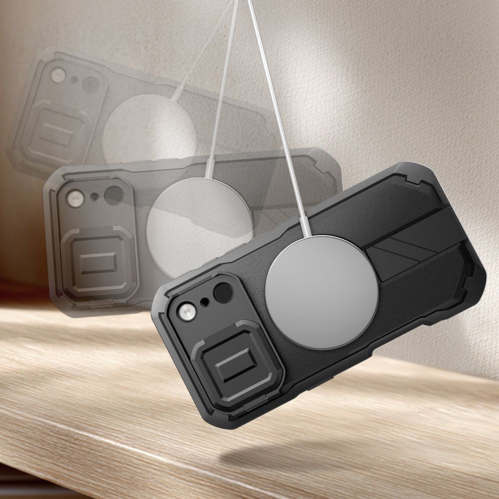 Tech-Protect Kevlar MagSafe Phone Case Cover iPhone 17 Pro - black (2)