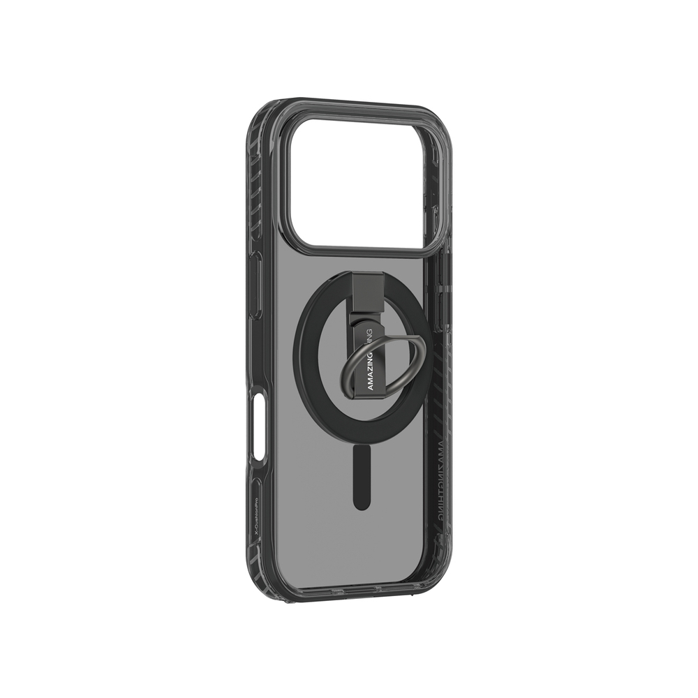 AmazingThing Titan Pro Grip Ring Set Phone Case Cover iPhone 17 Pro Compatible with MagSafe - Black (1)