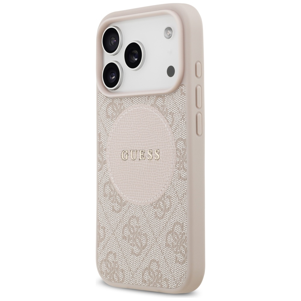 Guess 4G Circle Classic Logo MagSafe Phone Case Cover iPhone 17 Pro - Pink (0)