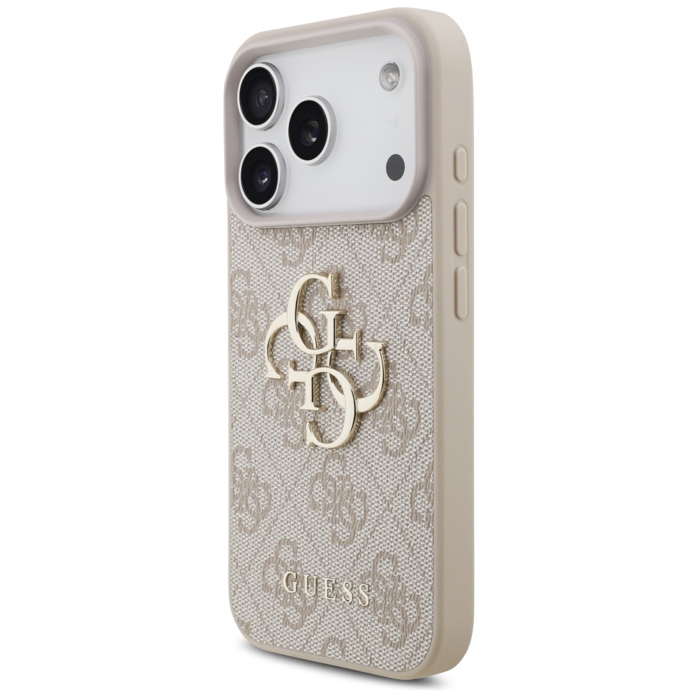 Guess 4G Strap 4G Classic Logo Phone Case Cover iPhone 17 Pro - Pink (1)