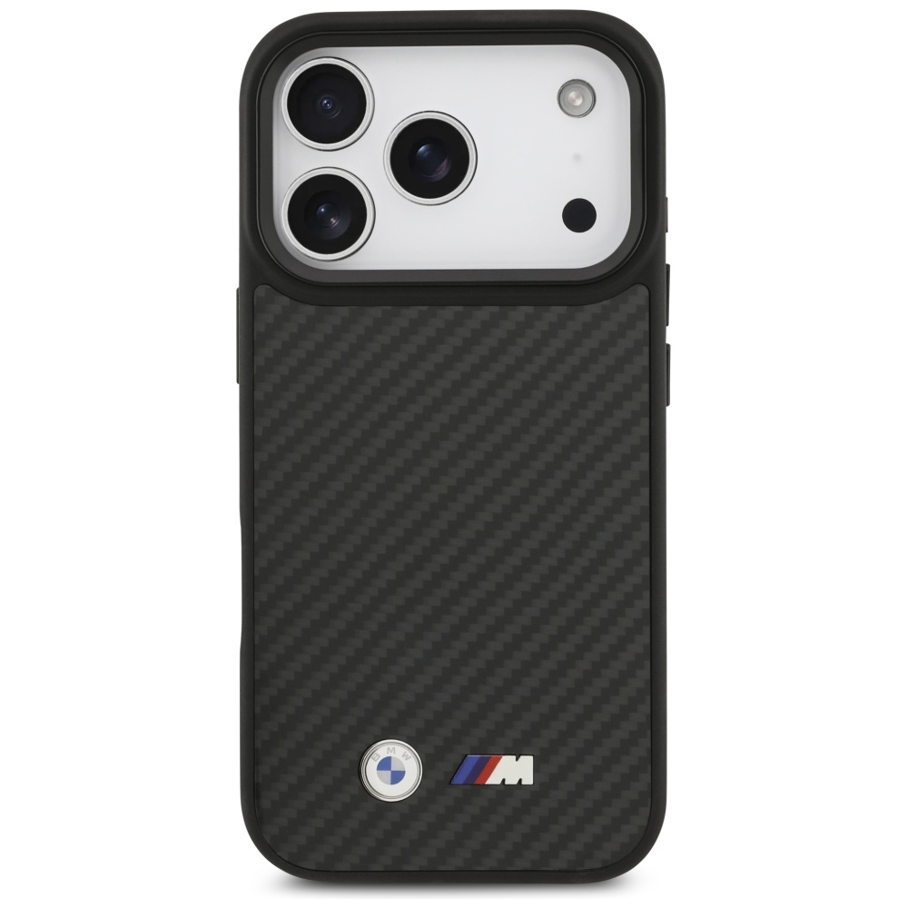 BMW M Kevlar Matt MagSafe Phone Case Cover iPhone 17 Pro - Black (1)
