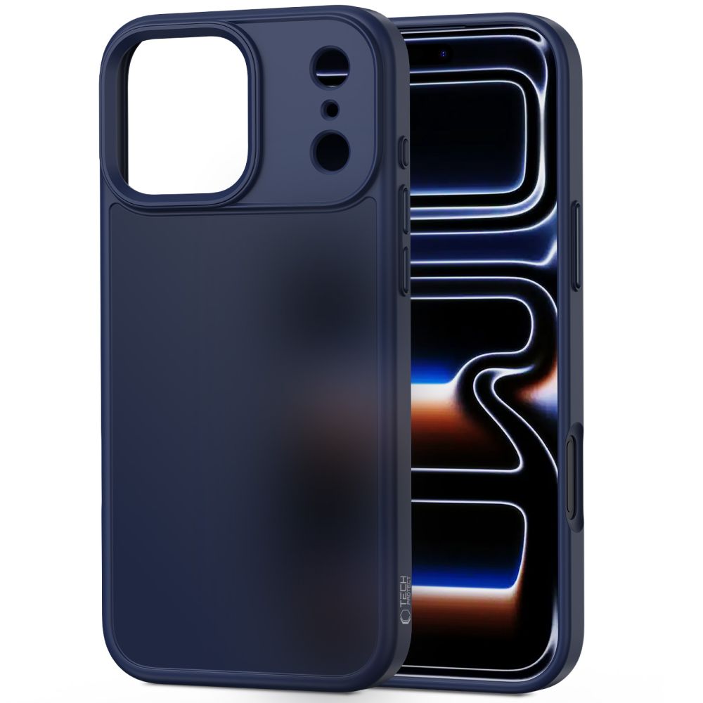 Tech-Protect MagMat Phone Case Cover iPhone 17 Pro - Matte Navy Blue (0)