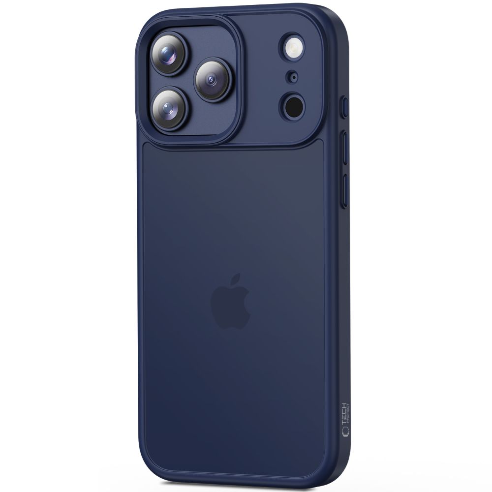 Tech-Protect MagMat Phone Case Cover iPhone 17 Pro - Matte Navy Blue (1)