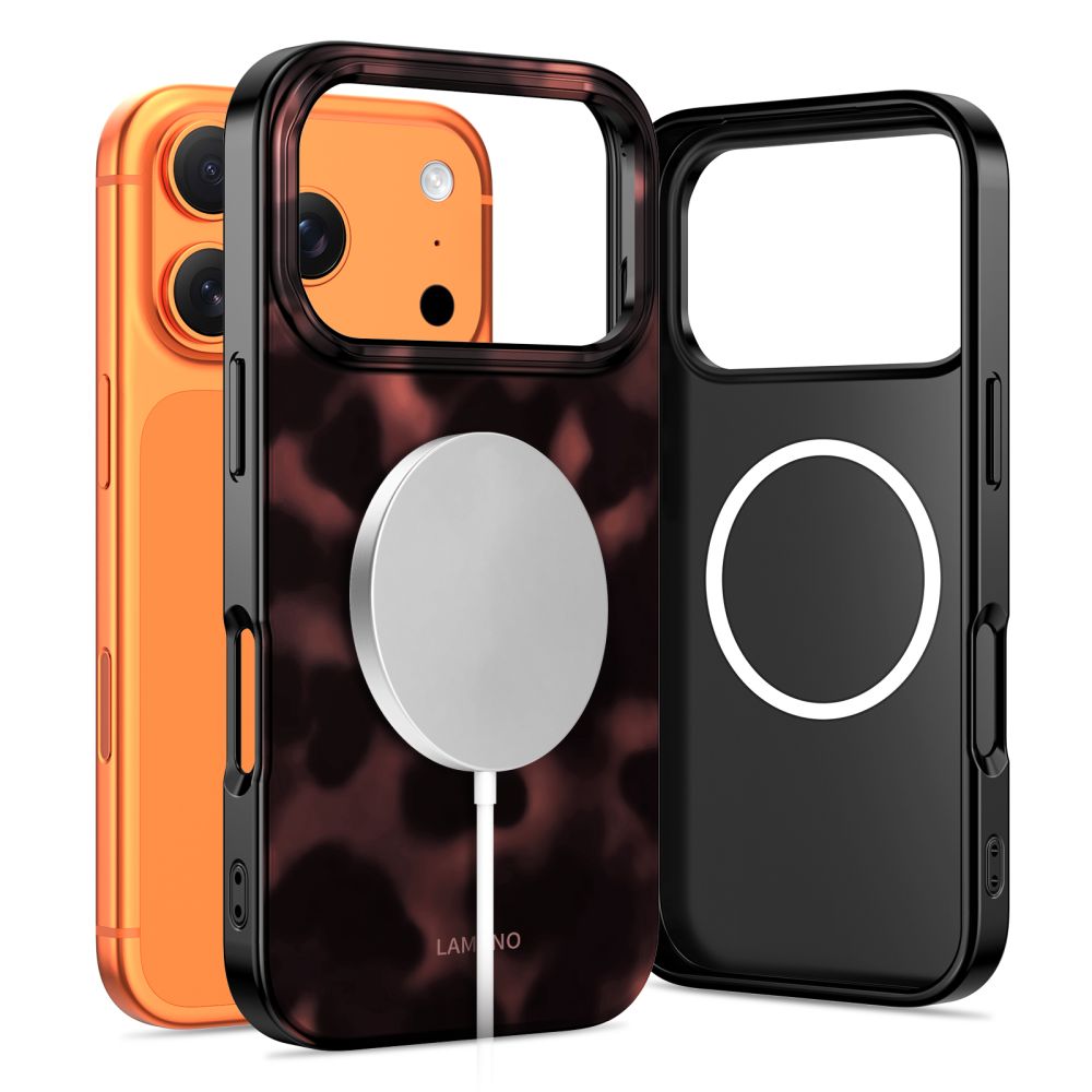 Tech-Protect Lamano MagSafe Phone Case Cover iPhone 17 Pro - black and red (0)