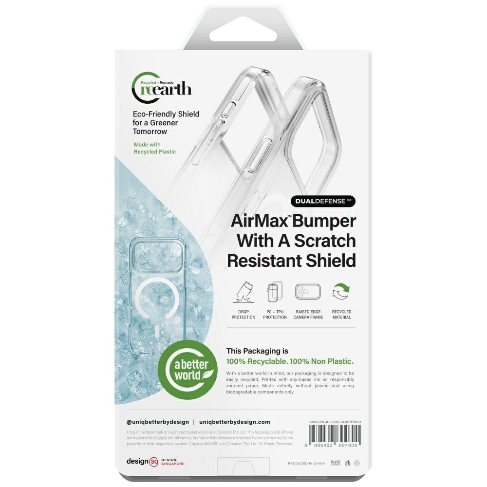 Uniq Clario Magclick Charging Phone Case Cover iPhone 17 Pro - Blue (3)