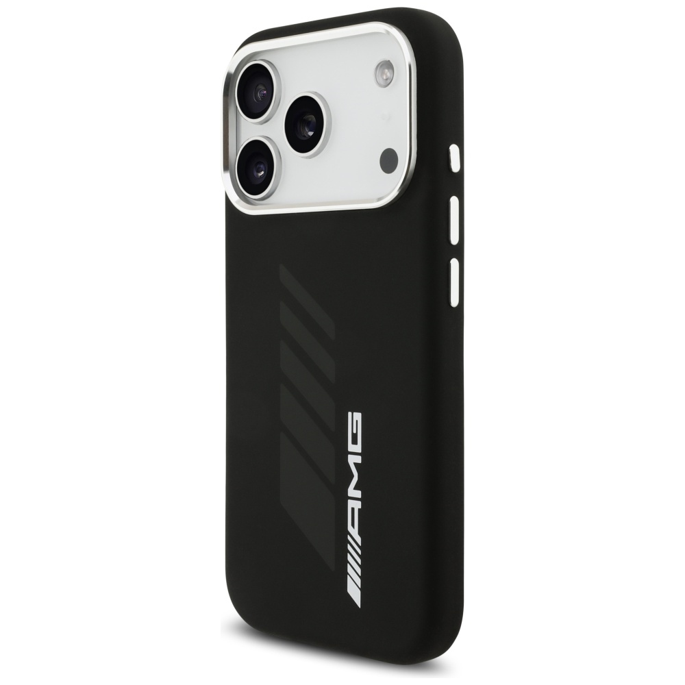 AMG Silicone Oversize Rhombs MagSafe Phone Case Cover iPhone 17 Pro - Black (0)