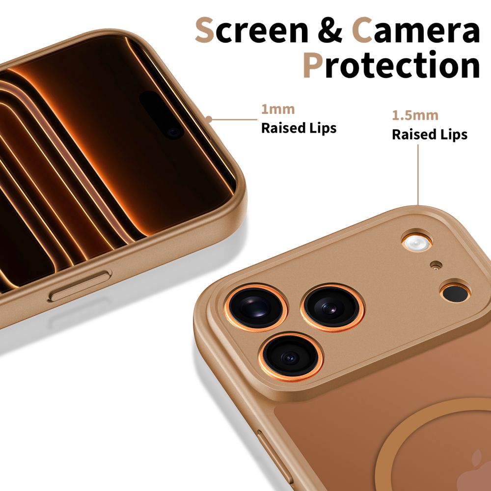 Tech-Protect BasicMag MagSafe Phone Case Cover iPhone 17 Pro - Brown (2)