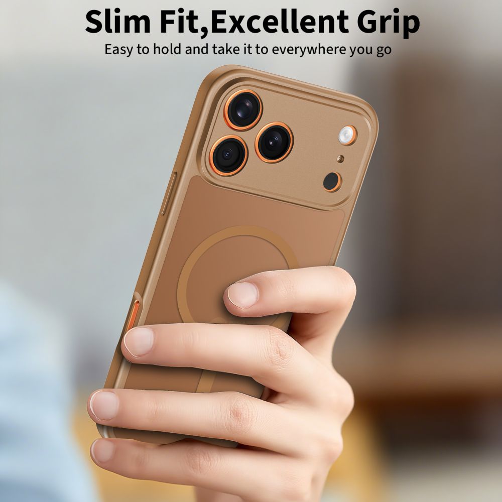 Tech-Protect BasicMag MagSafe Phone Case Cover iPhone 17 Pro - Brown (3)