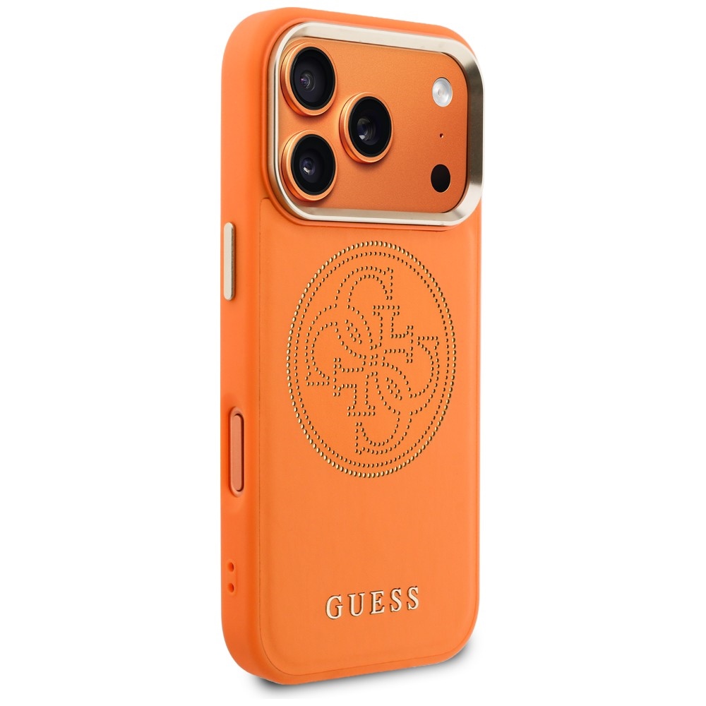 Guess Perated 4G MagSafe Phone Case Cover iPhone 17 Pro - orange (2)