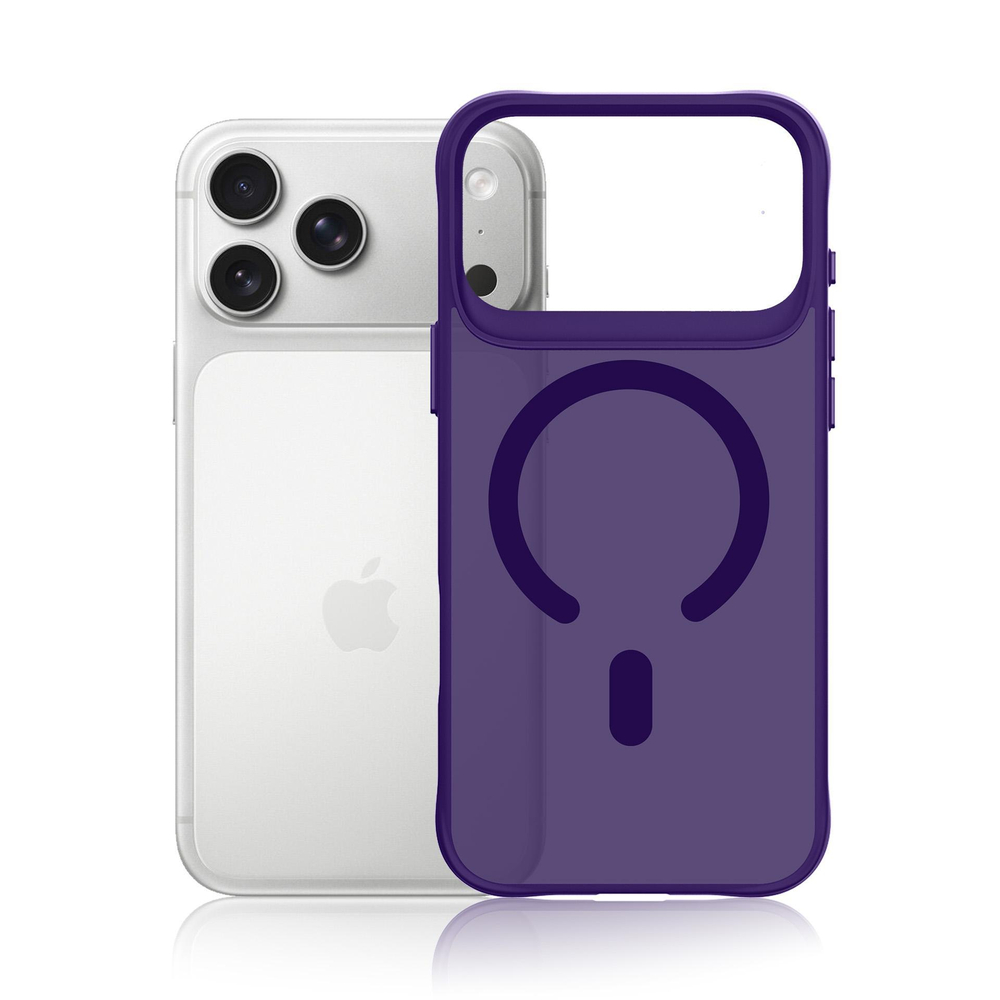 MagSafe Phone Case 3mk iPhone 17 Pro Purple Translucent (0)