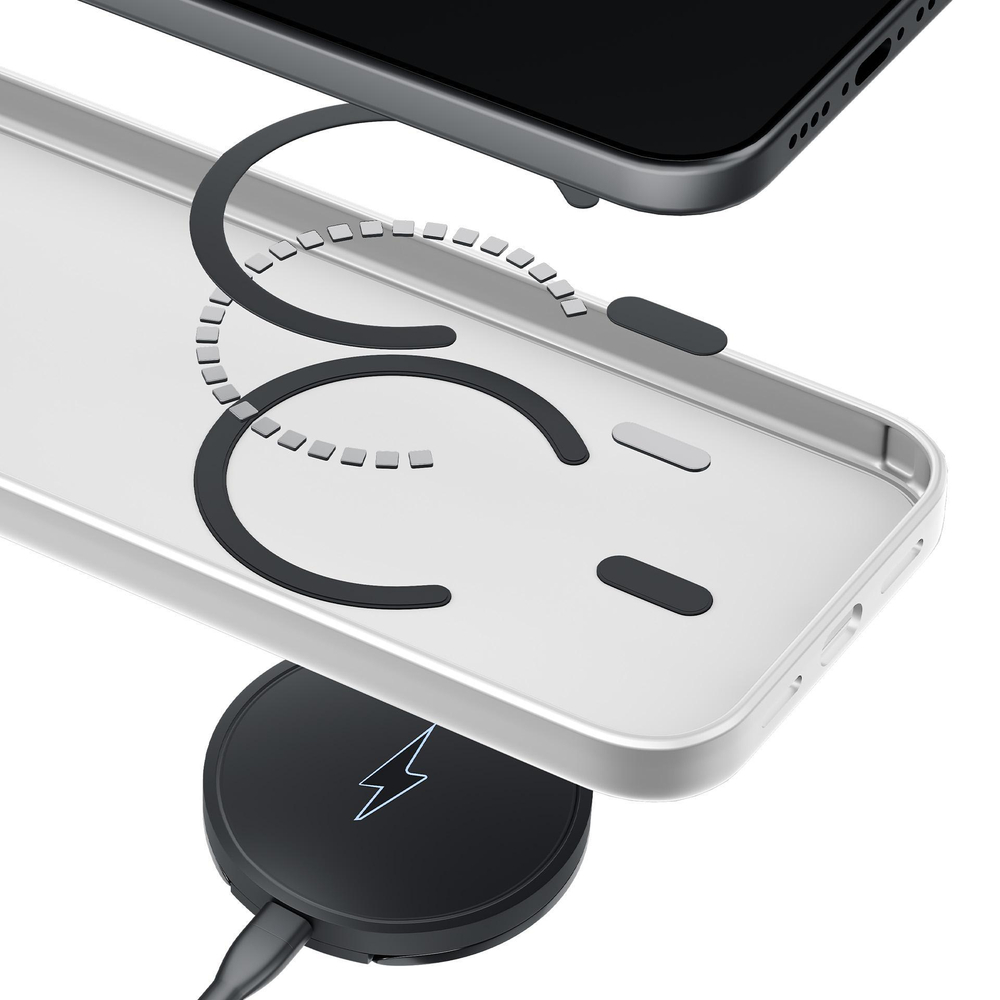 MagSafe Case 3mk iPhone 17 Pro White Translucent (1)