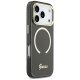Guess IML Script Metal MagSafe Phone Case Cover iPhone 17 Pro Max - Black