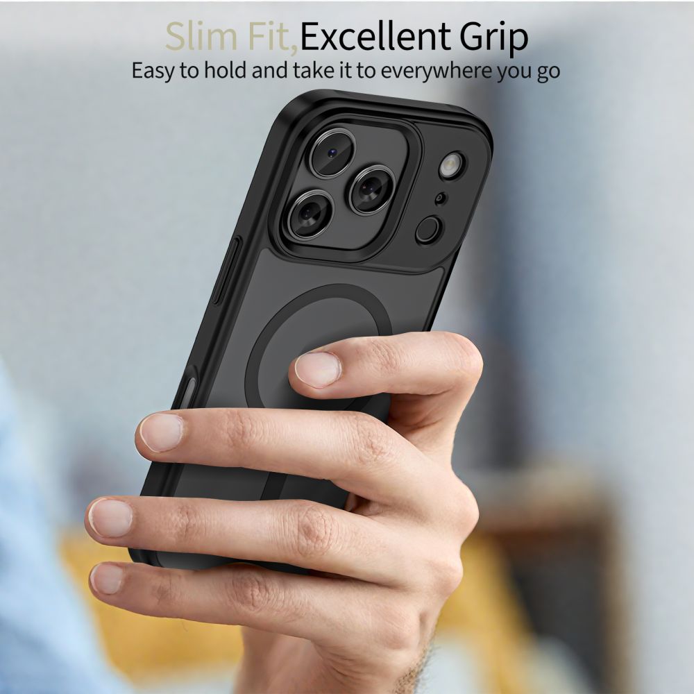 Tech-Protect MagMat MagSafe Phone Case Cover iPhone 17 Pro Max - Matte Black (2)