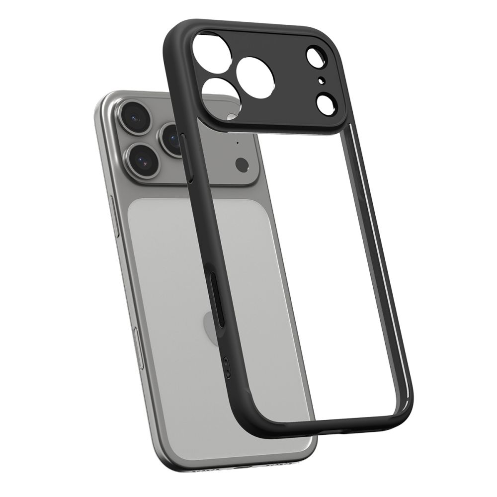 Spigen Ultra Hybrid Phone Case Cover iPhone 17 Pro Max - Matte Black (3)