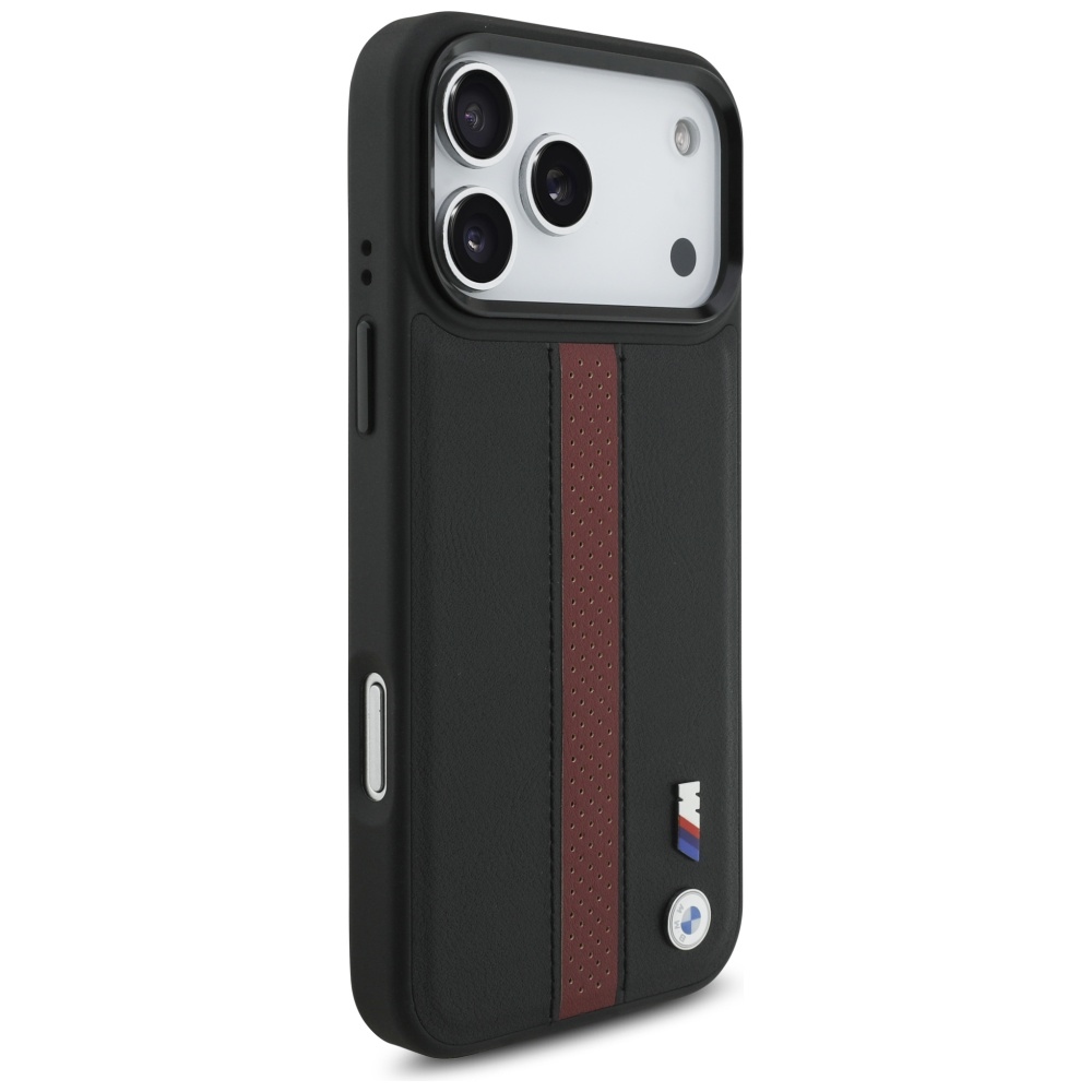 BMW M Perated Stripe Logo MagSafe Phone Case Cover iPhone 17 Pro Max - Red (2)