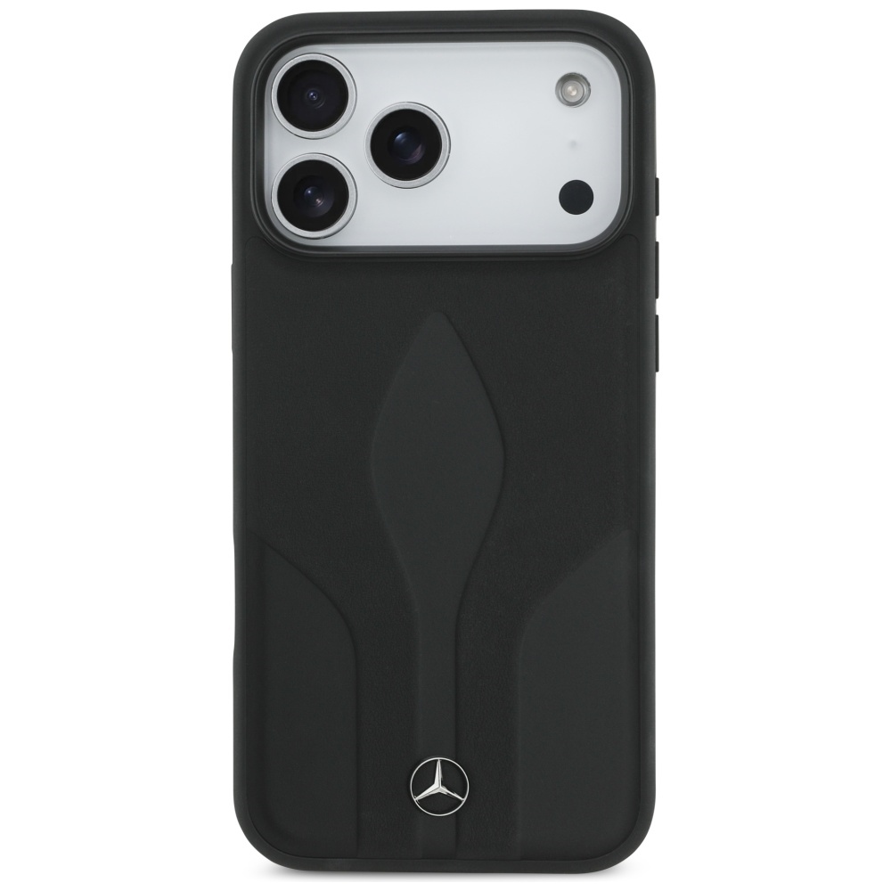 Mercedes Leather The Move MagSafe Phone Case Cover iPhone 17 Pro Max - Black (1)