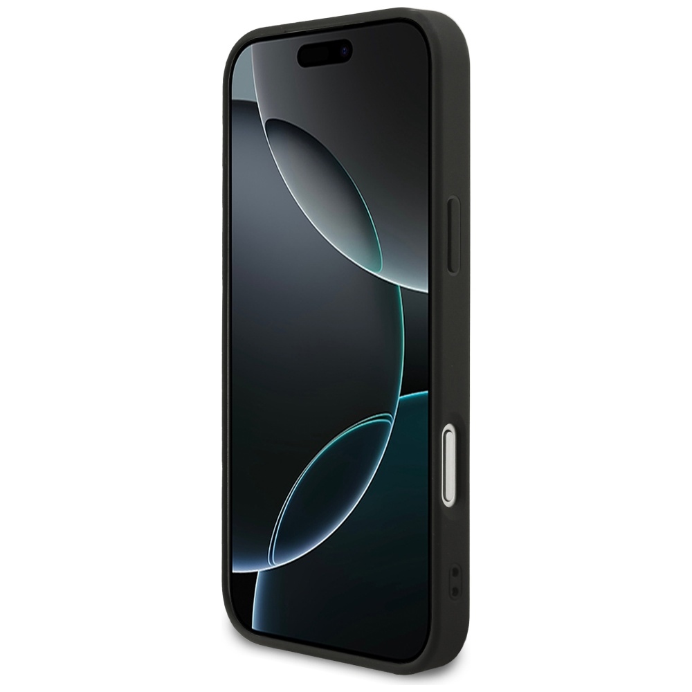 Mercedes Leather Laurel Leaves MagSafe Phone Case Cover iPhone 17 Pro Max - Black (3)