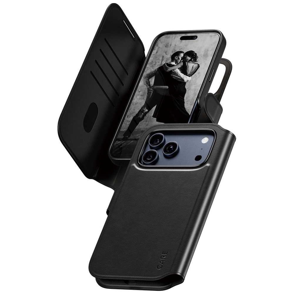 CARE by PanzerGlass Feature Tango 2in1 Wallet Case MagSafe iPhone 17 Pro Max - Black (0)