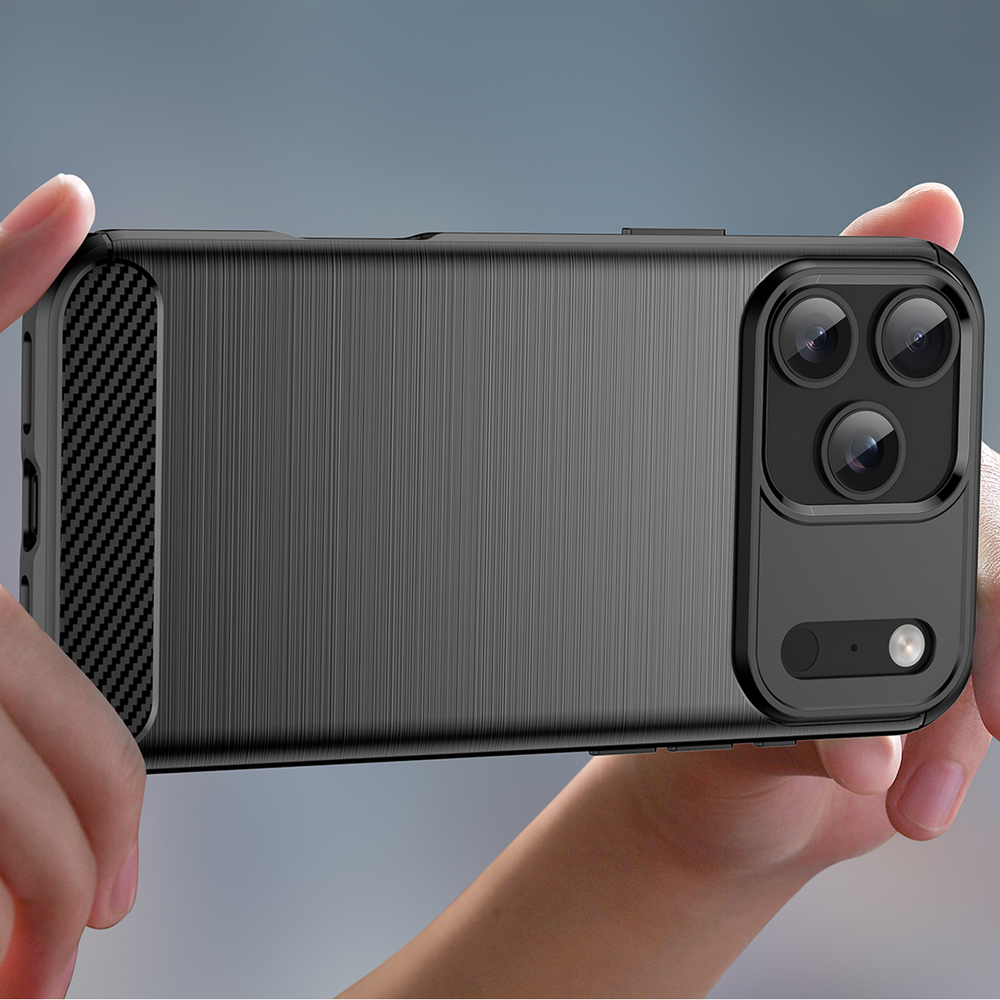 Carbon Phone Case Cover iPhone 17 Pro Max - Black (2)
