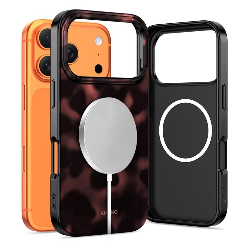 Tech-Protect Lamano MagSafe Phone Case Cover iPhone 17 Pro Max - Black and Red (0)