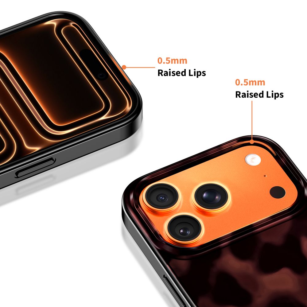 Tech-Protect Lamano MagSafe Phone Case Cover iPhone 17 Pro Max - Black and Red (3)