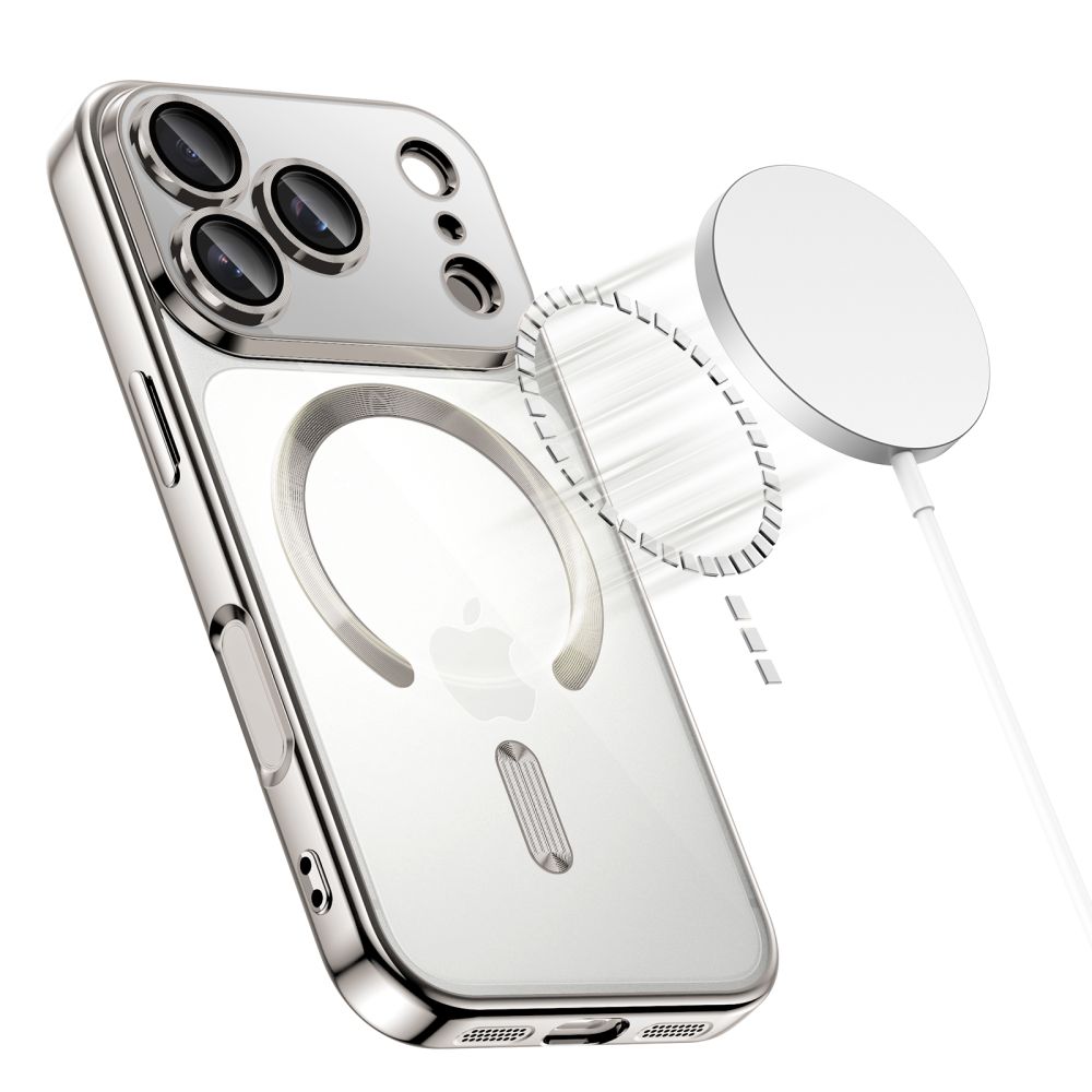 Tech-Protect MagFlex MagSafe Phone Case Cover iPhone 17 Pro Max - Clear Silver (0)