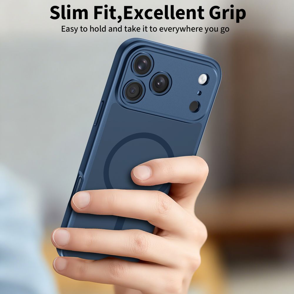 Tech-Protect BasicMag MagSafe Phone Case Cover iPhone 17 Pro Max - Navy Blue (3)