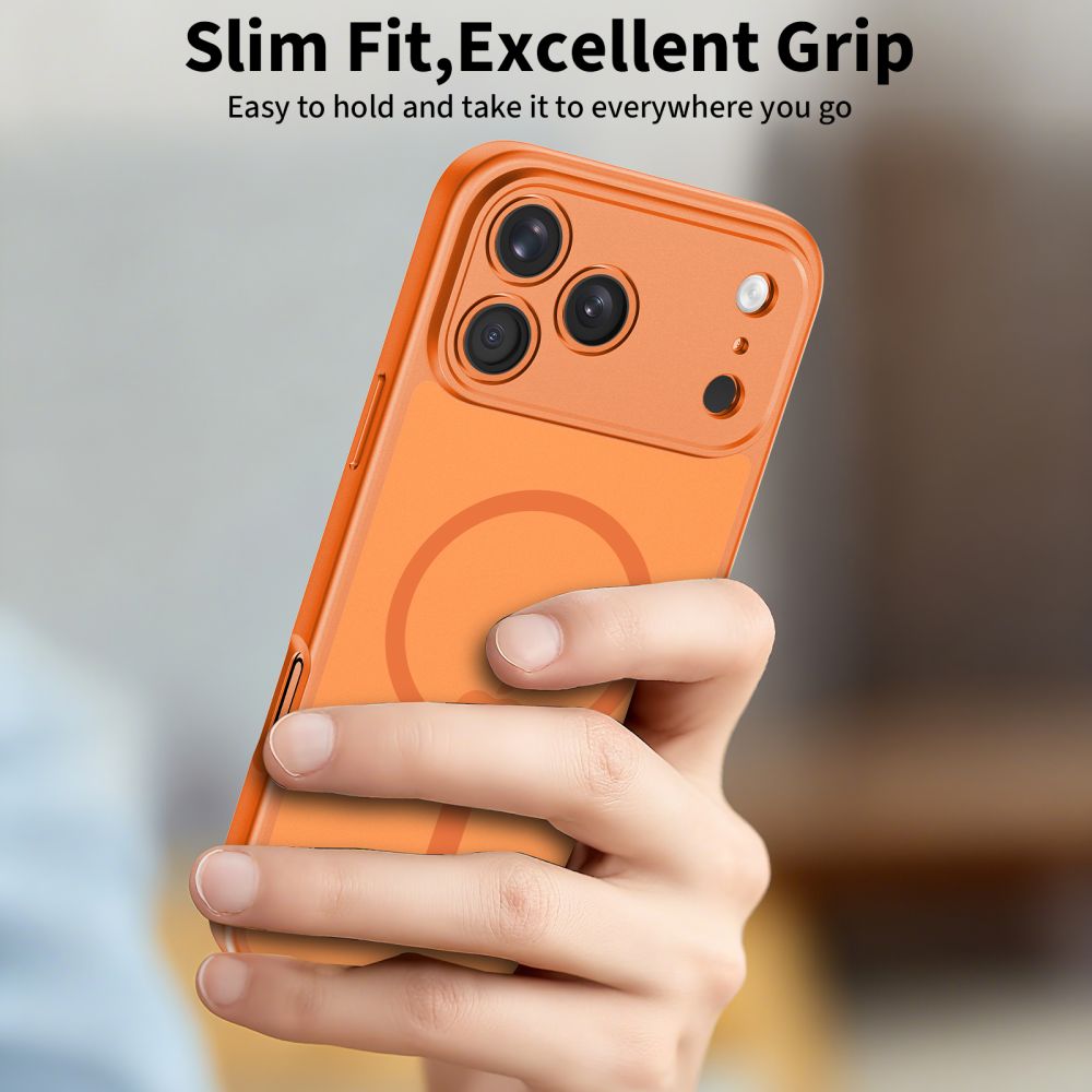 Tech-Protect BasicMag MagSafe Phone Case Cover iPhone 17 Pro Max - Orange (3)