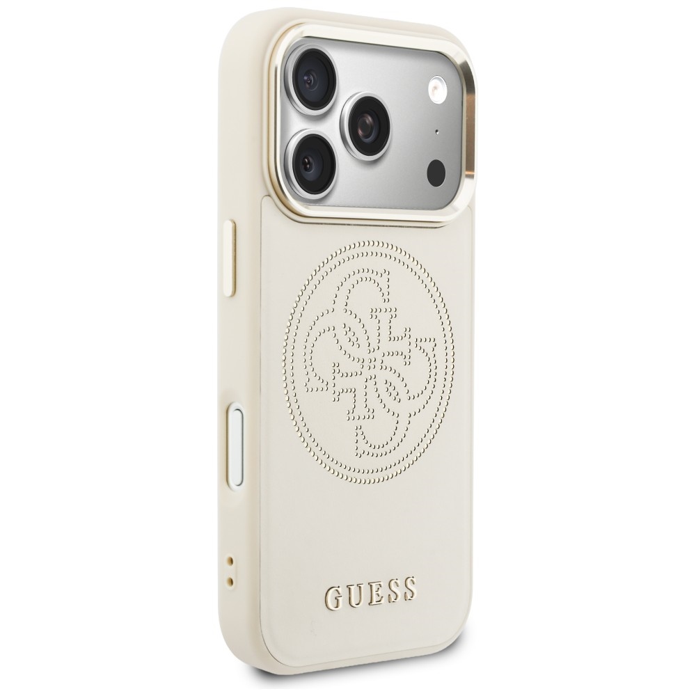 Guess Perated 4G MagSafe Phone Case Cover iPhone 17 Pro Max - Beige (2)