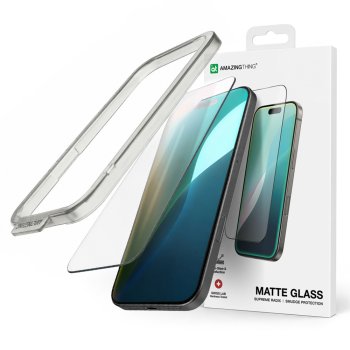 AmazingThing Titan Matte FusionFilter 7 Tempered Glass Screen Protector iPhone 17 Pro Max