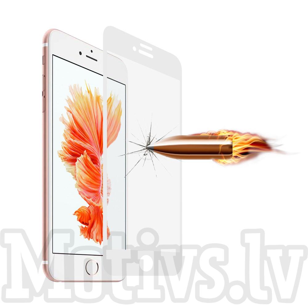 5D Tempered Glass Screen Protector Apple iPhone 7 / 8 Plus 5.5", White (2)