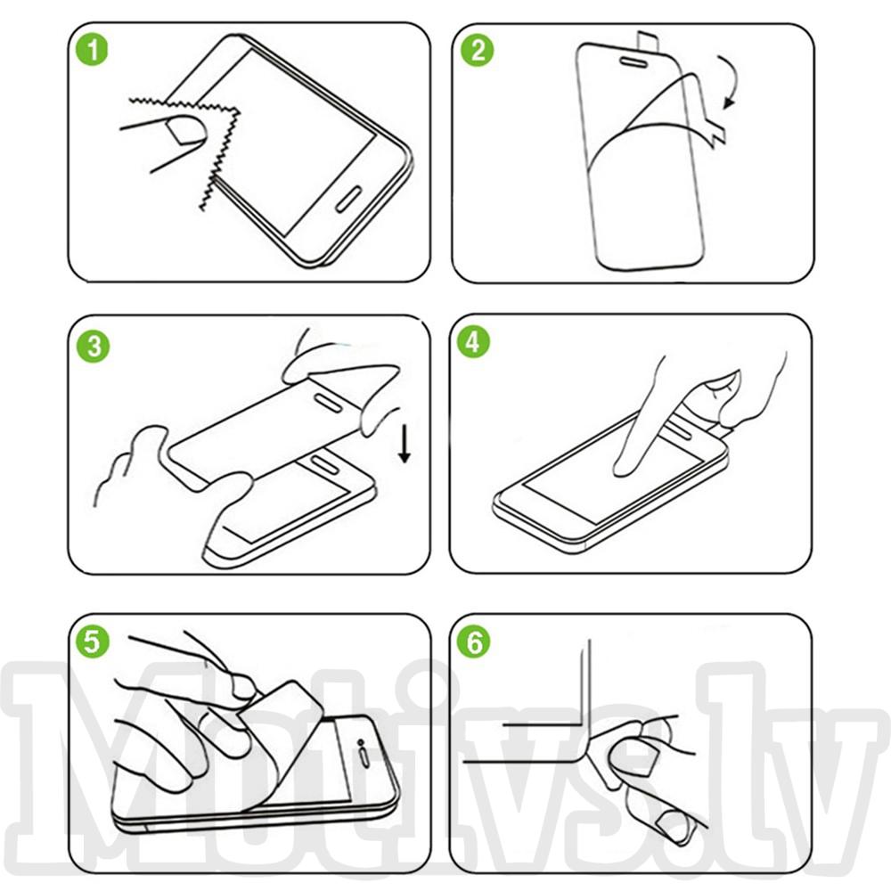 5D Tempered Glass Screen Protector Apple iPhone 7 / 8 Plus 5.5", White (3)
