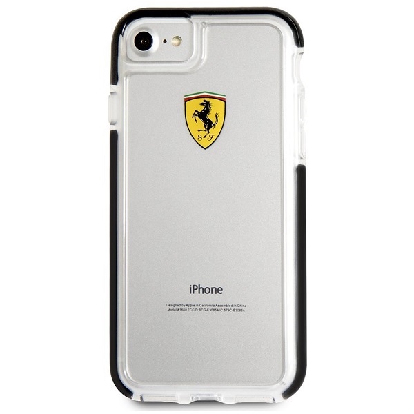 Ferrari Hardcase Shockproof Transparent Black (1)