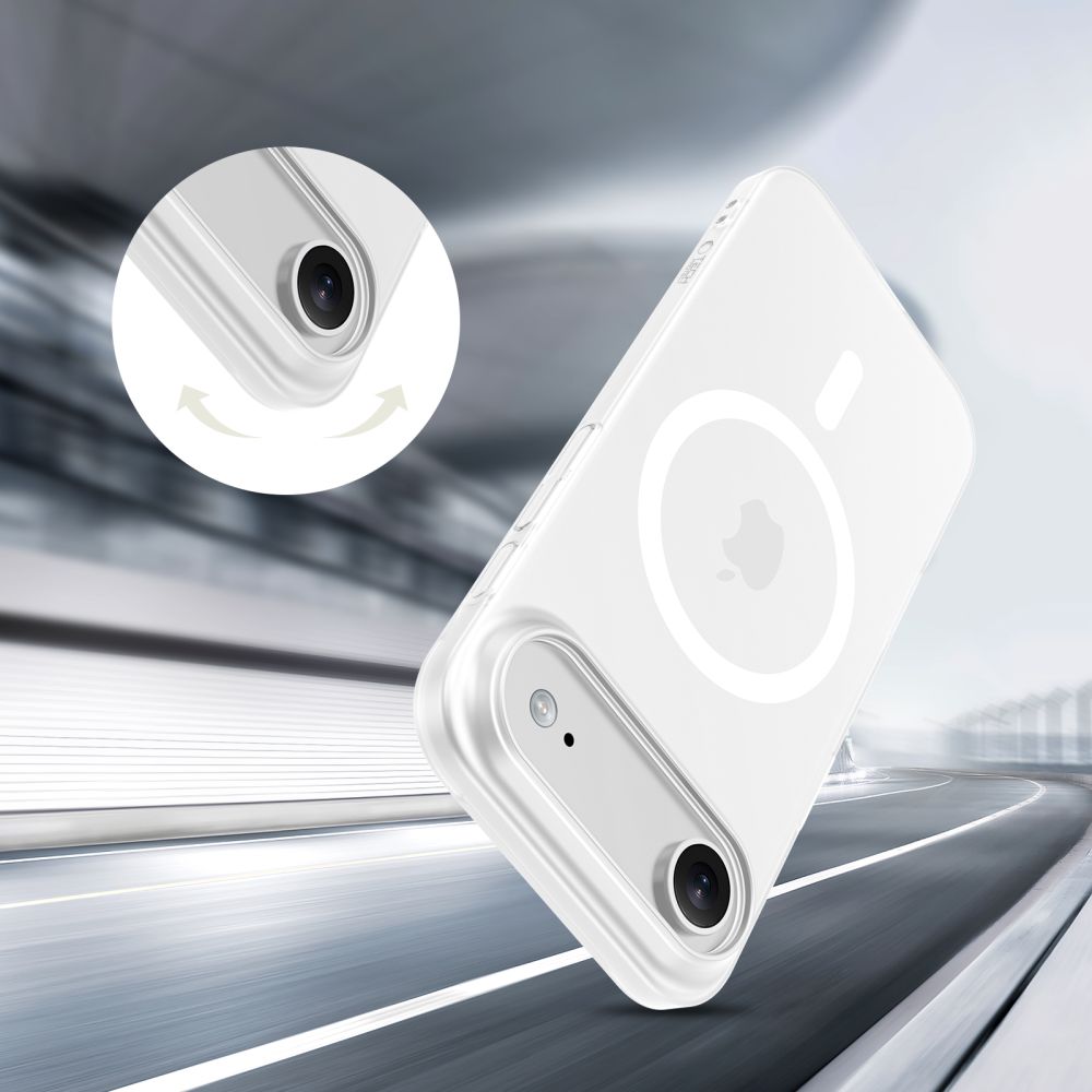 Tech-Protect MagFlex MagSafe Phone Case Cover iPhone 17 Air - Clear Matte (3)