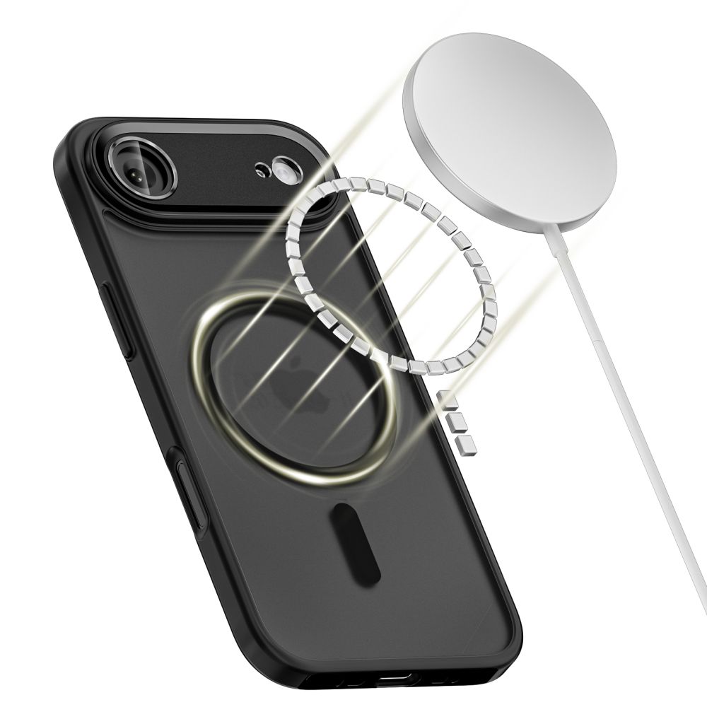 Tech-Protect MagCam MagSafe Phone Case Cover iPhone 17 Air - Matte Black (1)