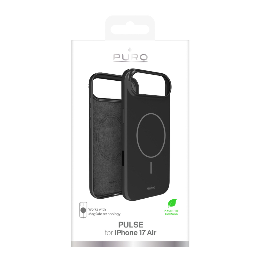 Puro Pulse Protective Phone Case Cover iPhone 17 Air Polycarbonate - Black (0)