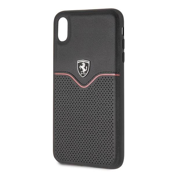 Ferrari Hardcase FEOVEHCI65BK iPhone Xs Max black/black Off Track Victory (1)