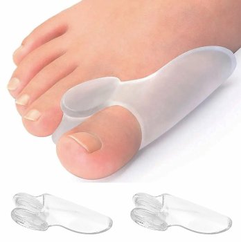 Gel Toe Separators and Bunion Corrector with Shield 2 pcs
