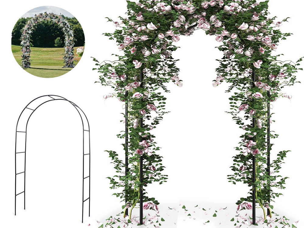Garden Pergola Flower Support Wedding Arch (1)