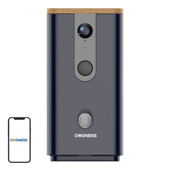 Dogness T03 Smart Treat Dispenser with HD Camera & Audio - Black