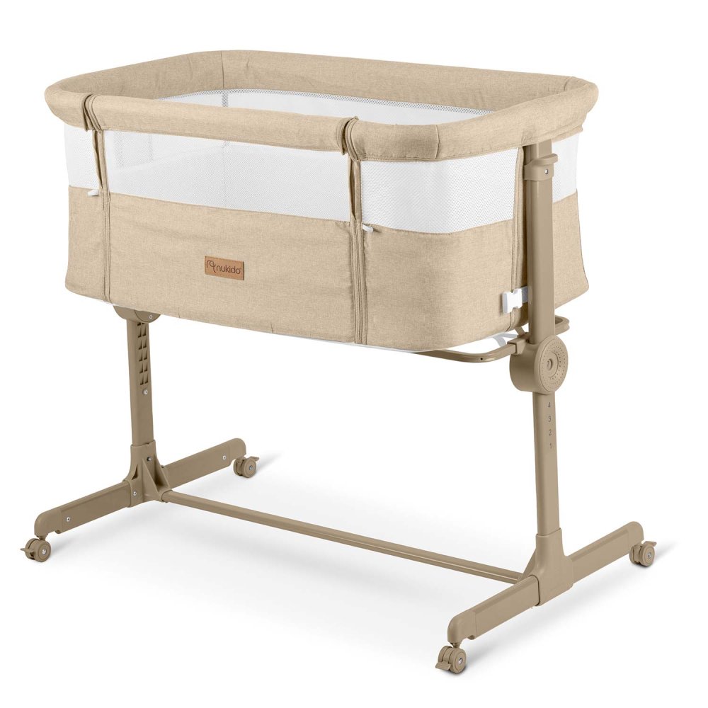 Nukido NK-243 Foldable Bedside Sleeper and Travel Cot (1)