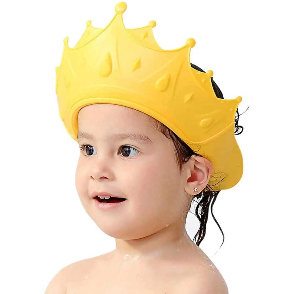 baby bath rinse shield crown yellow (1)
