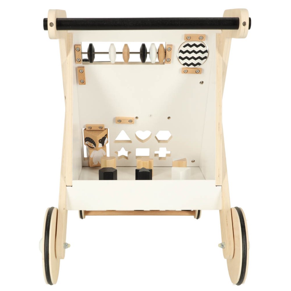 Educational Baby Wooden Walker Interactive Pusher with Sorter (5)