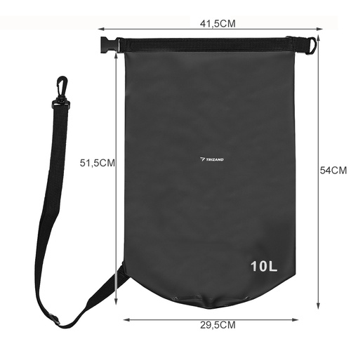 Waterproof Bag 10L Black 23565 (1)